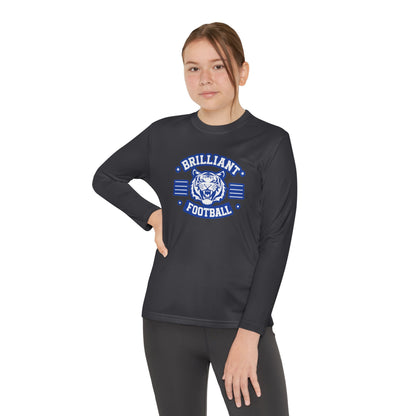 Youth Long Sleeve Tee \ Brilliant Tigers Football \ BTF2