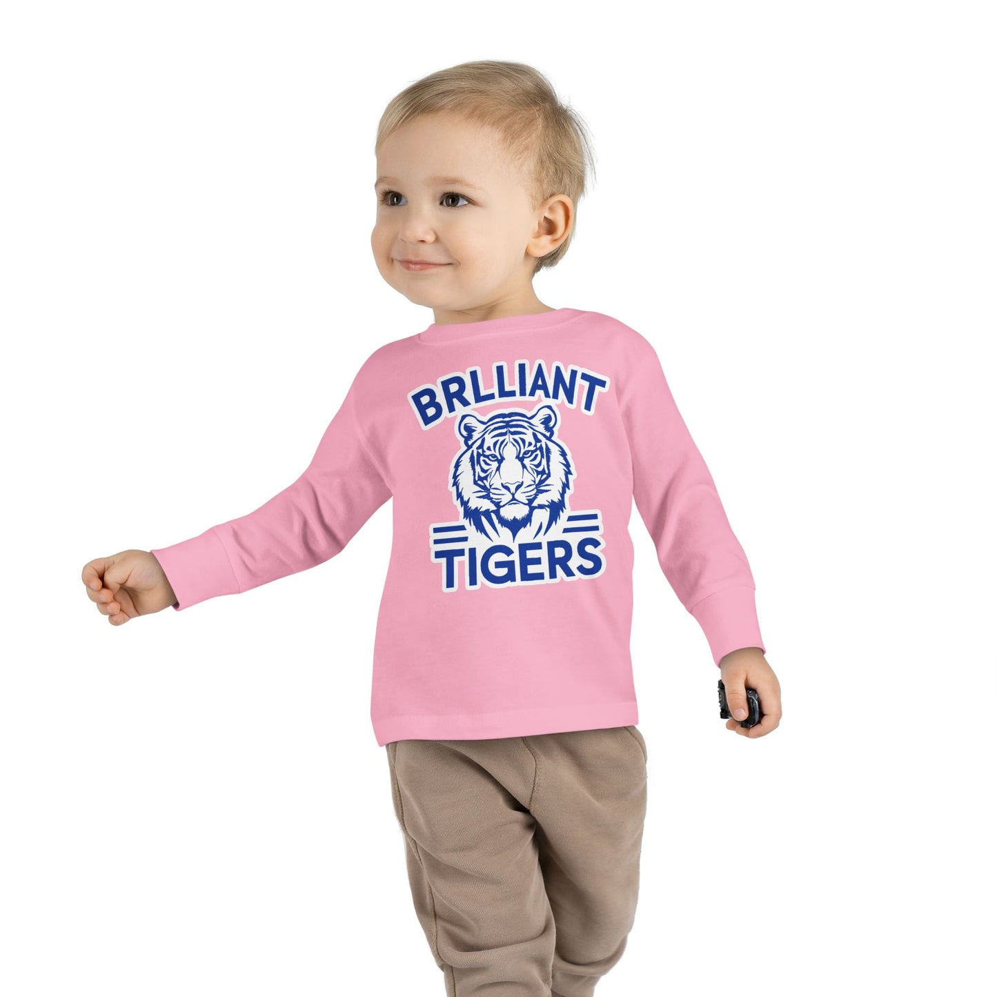 Toddler Long Sleeve Tee \ Brilliant Tigers \ BT1