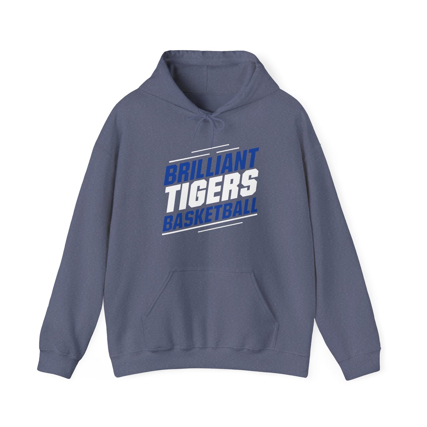 Adult Hoodie Sweatshirt \ Brilliant Tigers Basketball \ BTBK2