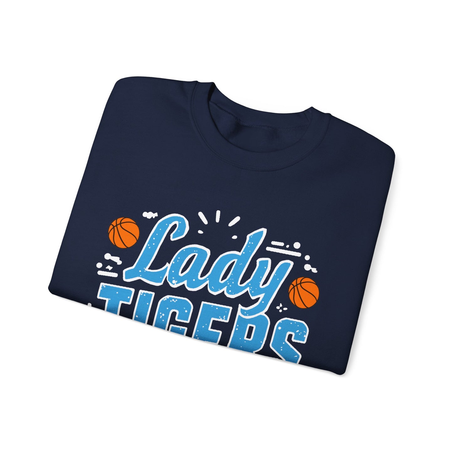Adult Crewneck Sweatshirt \ Brilliant Tigers Basketball \ BTBKG1