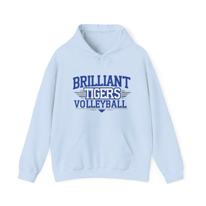 Adult Hoodie Sweatshirt \ Brilliant Tigers Volleyball \ BTV2