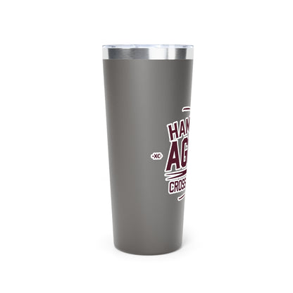 22oz Copper Insulated Tumbler \ Hamilton Aggies Cross-Country \ HCC1