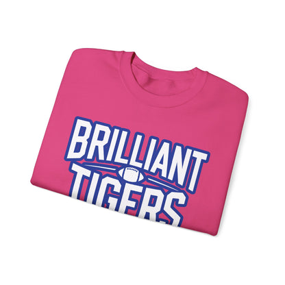 Adult Crewneck Sweatshirt \ Brilliant Tigers Football \ BTF1