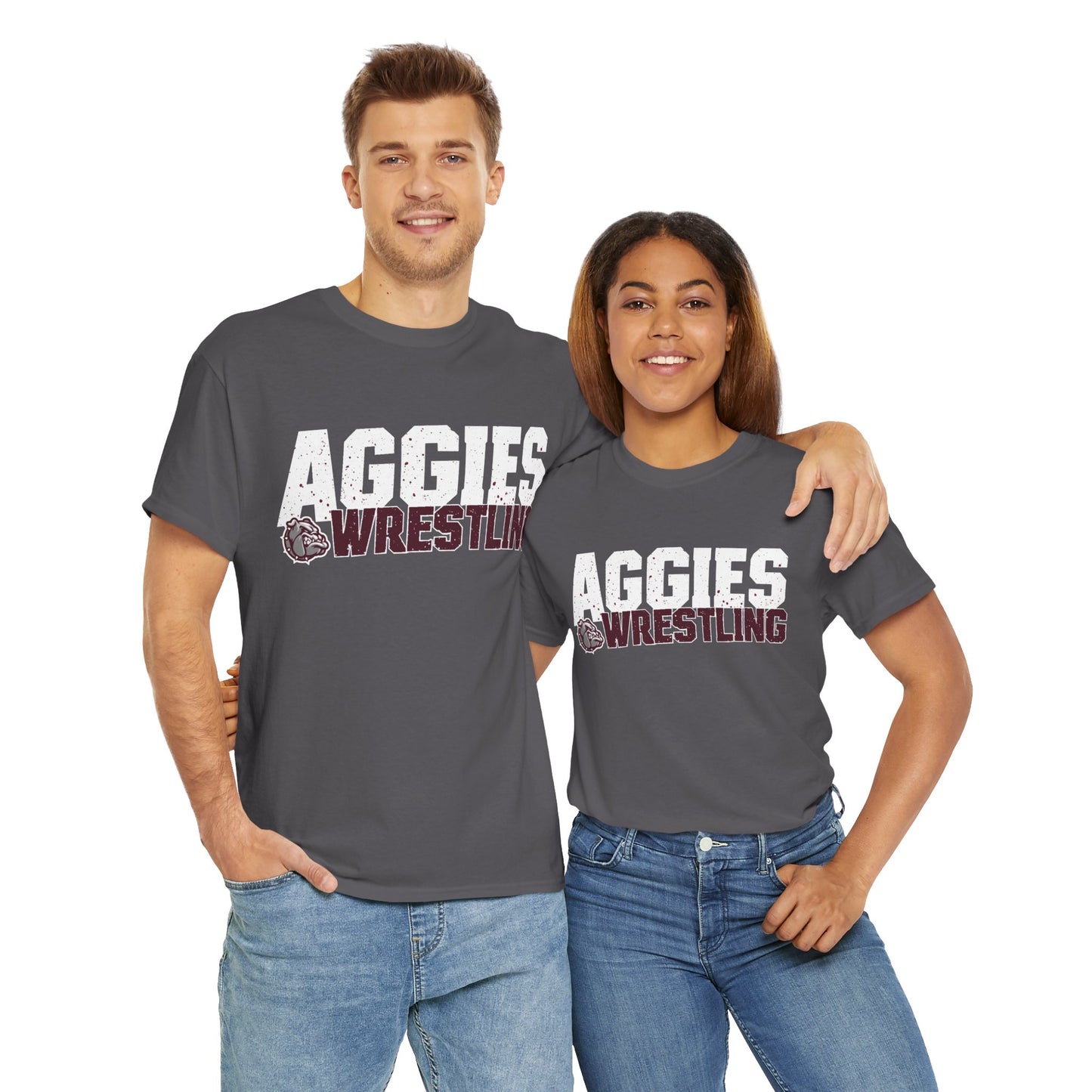 Adult Tee \ Hamilton Aggies Wrestling \ HAW3