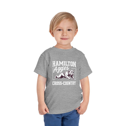 Toddler Tee \ Hamilton Aggies Cross-Country \ HCC2