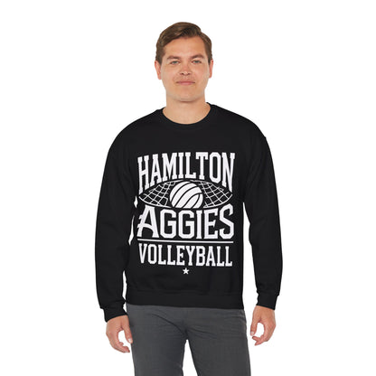 Adult Crewneck Sweatshirt \ Hamilton Aggies Volleyball \ HAV2
