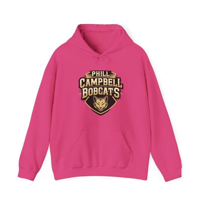 Adult Hoodie Sweatshirt \ Phill Campbell Bobcats \ PCB1
