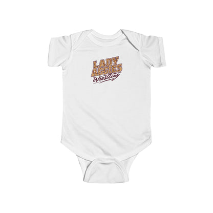 Short Sleeve Baby Bodysuit \ Hamilton Aggies Wrestling \ HAWG3