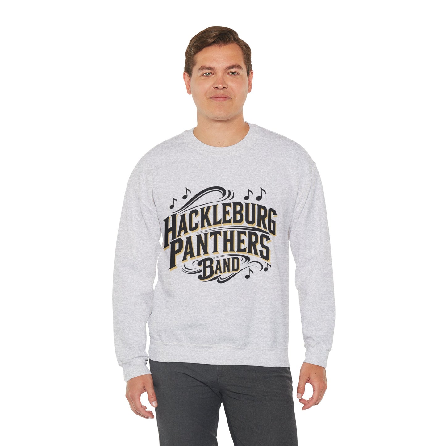 Adult Crewneck Sweatshirt \ Hackleburg Panthers Band \ HPB1