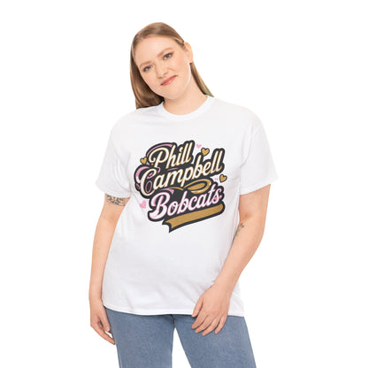 Adult Tee \ Phill Campbell Bobcats \ PCBG1