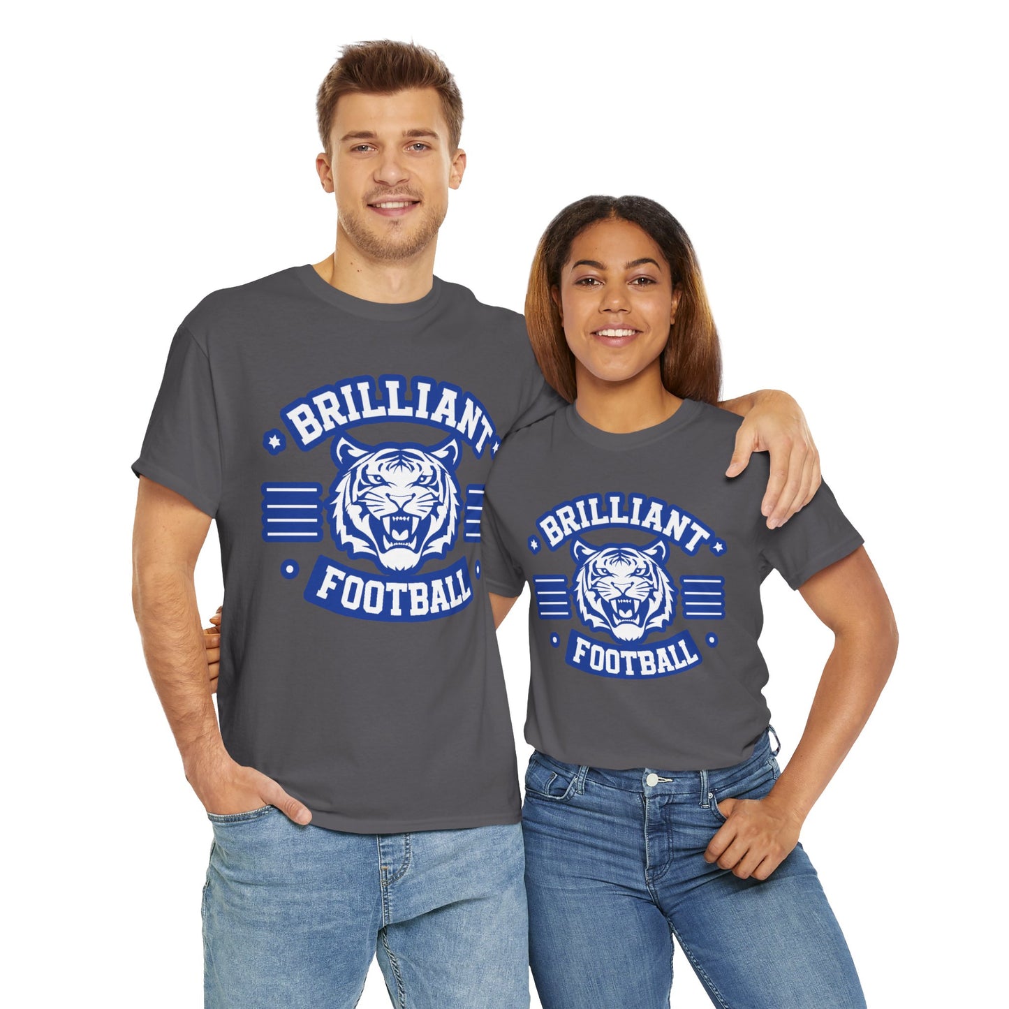 Adult Tee \ Brilliant Tigers Football \ BTF2
