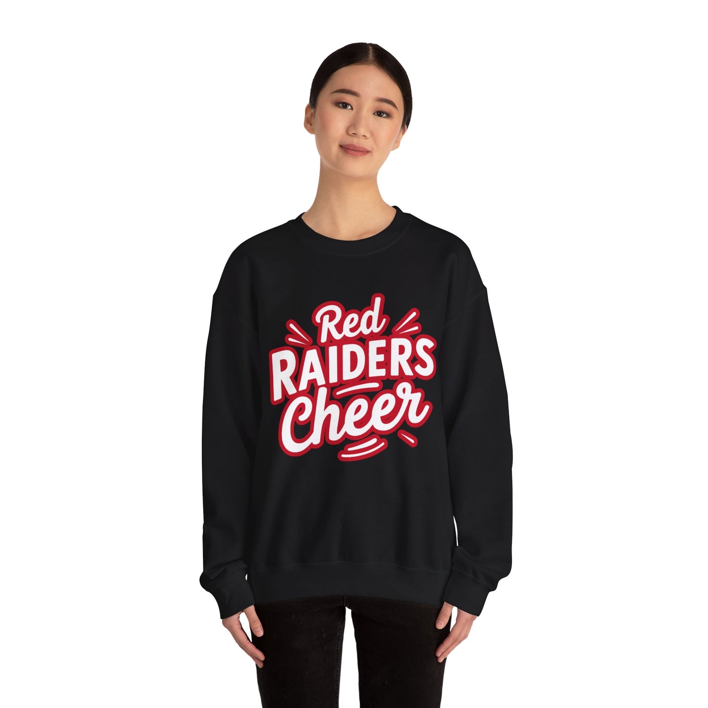 Adult Crewneck Sweatshirt \ Marion County Red Raiders Cheer \ MCC1