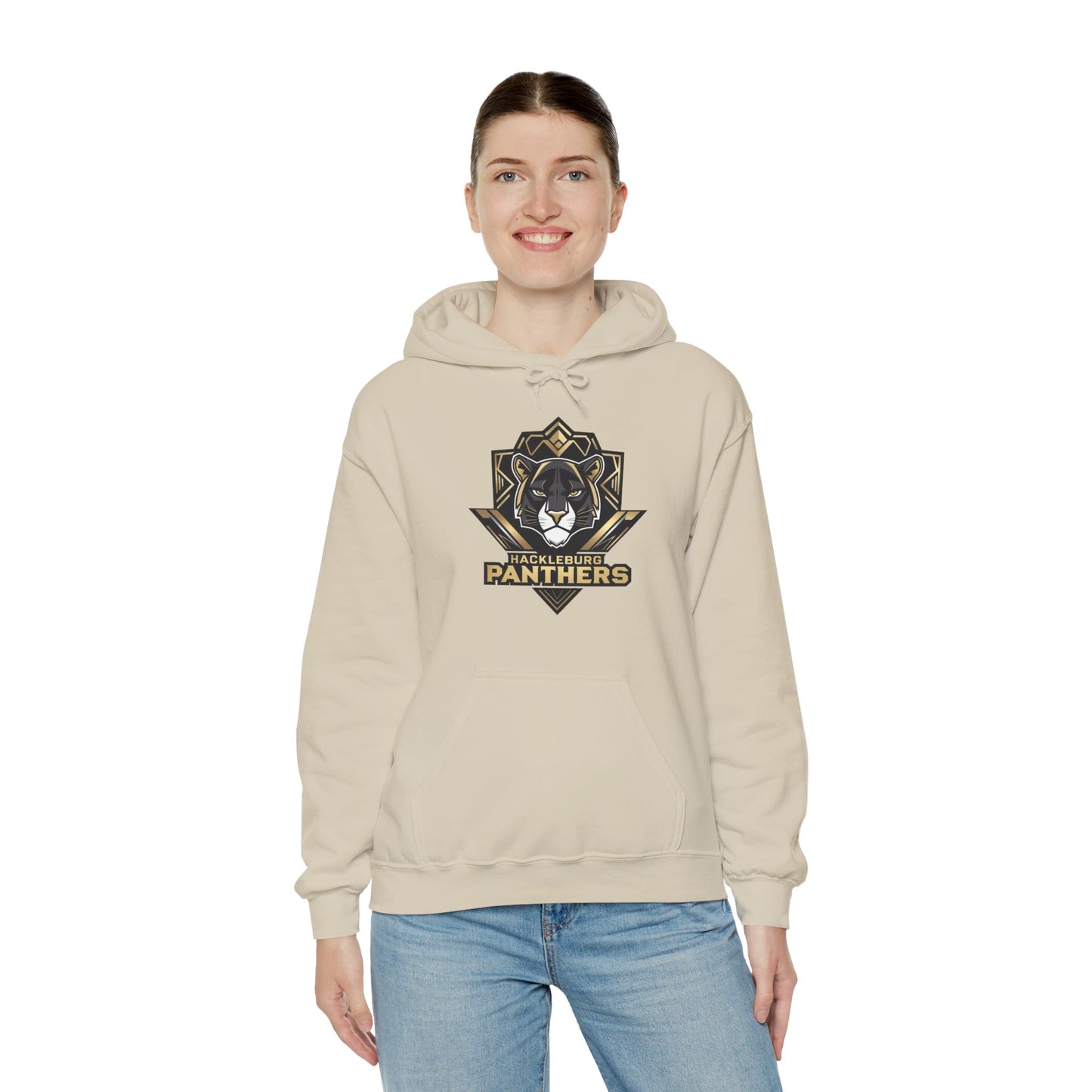 Adult Hoodie Sweatshirt \ Hackleburg Panthers \ HP1