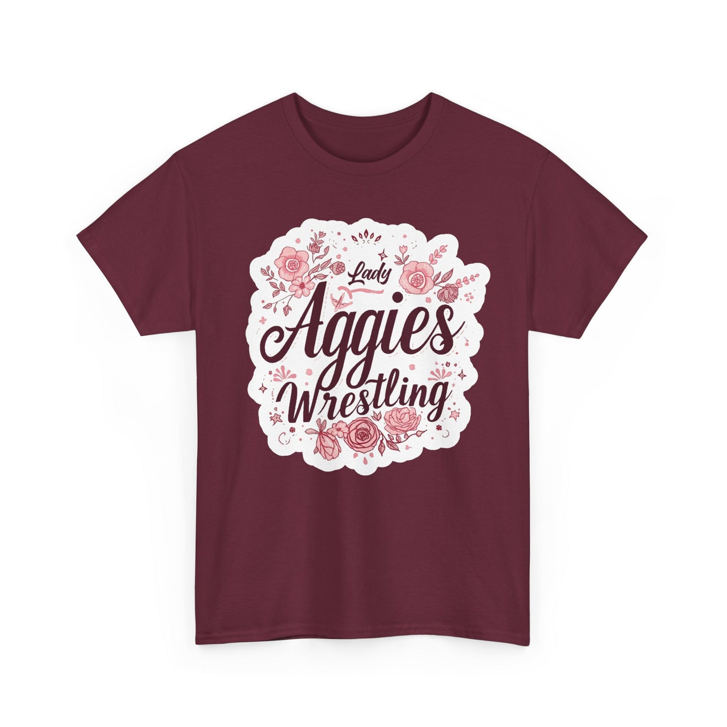 Adult Tee \ Hamilton Aggies Wrestling \ HAWG1