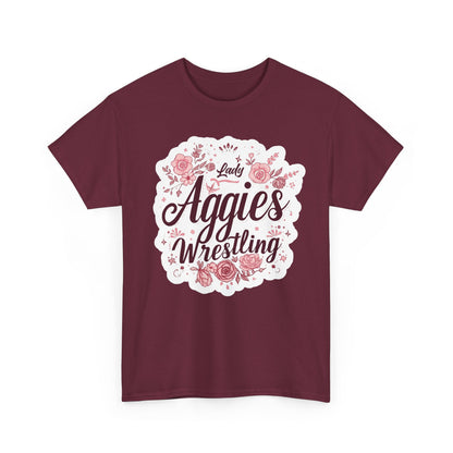 Adult Tee \ Hamilton Aggies Wrestling \ HAWG1