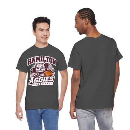 Adult Tee \ Hamilton Aggies Basketball \ HABK1