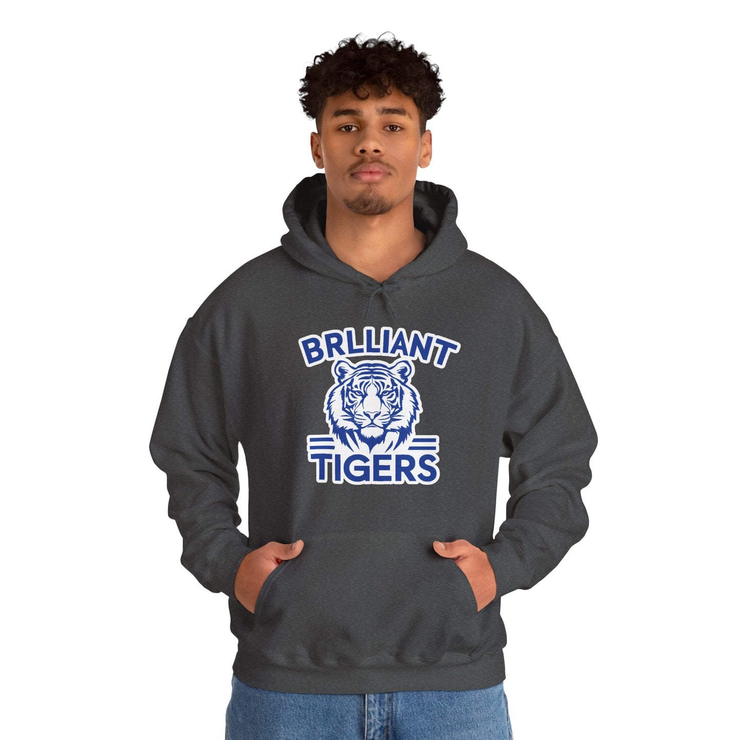 Adult Hoodie Sweatshirt \ Brilliant Tigers \ BT1