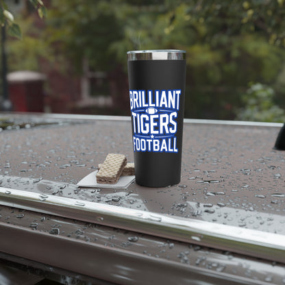 22oz Copper Insulated Tumbler \ Brilliant Tigers Football \ BTF1