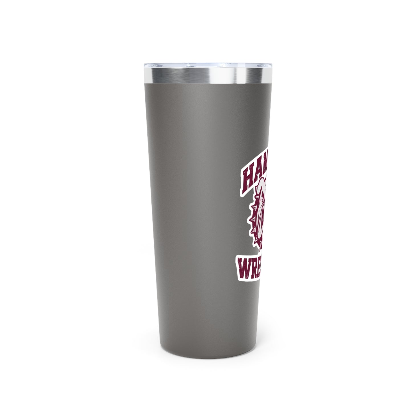 22oz Copper Insulated Tumbler \ Hamilton Aggies Wrestling \ HAW2