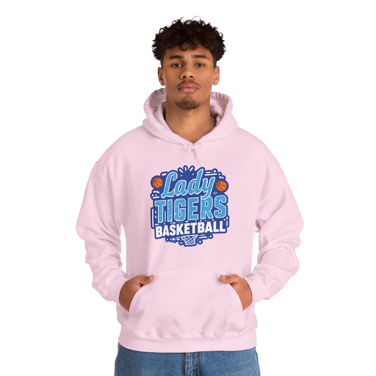 Adult Hoodie Sweatshirt \ Brilliant Tigers Basketball \ BTBKG1
