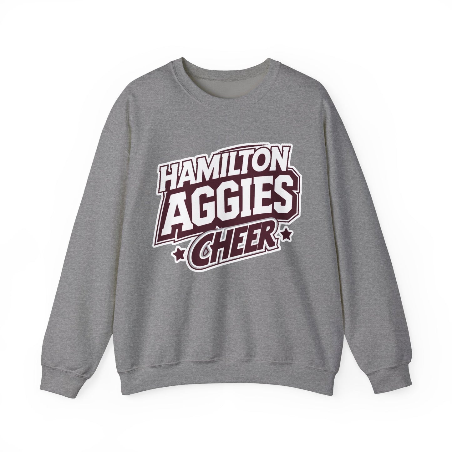 Adult Crewneck Sweatshirt \ Hamilton Aggies Cheer \ HAC1