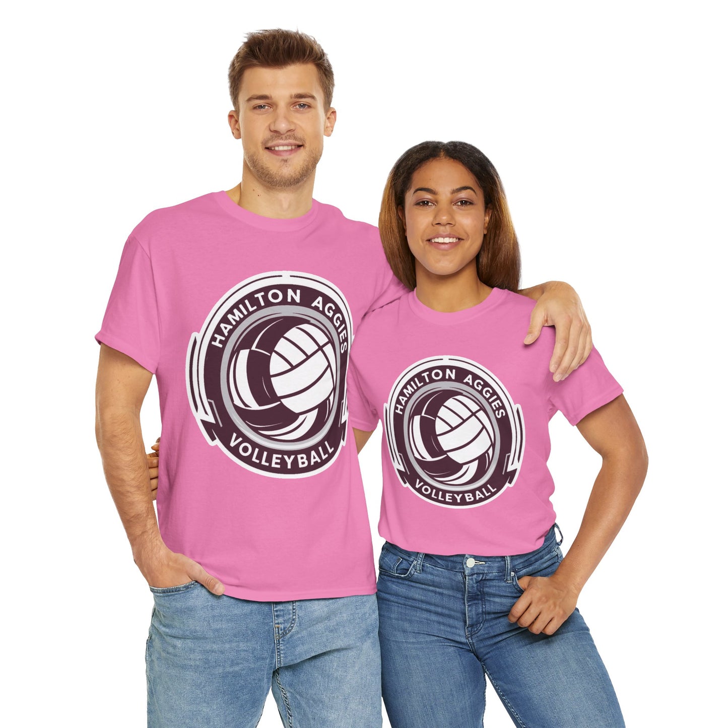Adult Tee \ Hamilton Aggies Volleyball \ HAV1