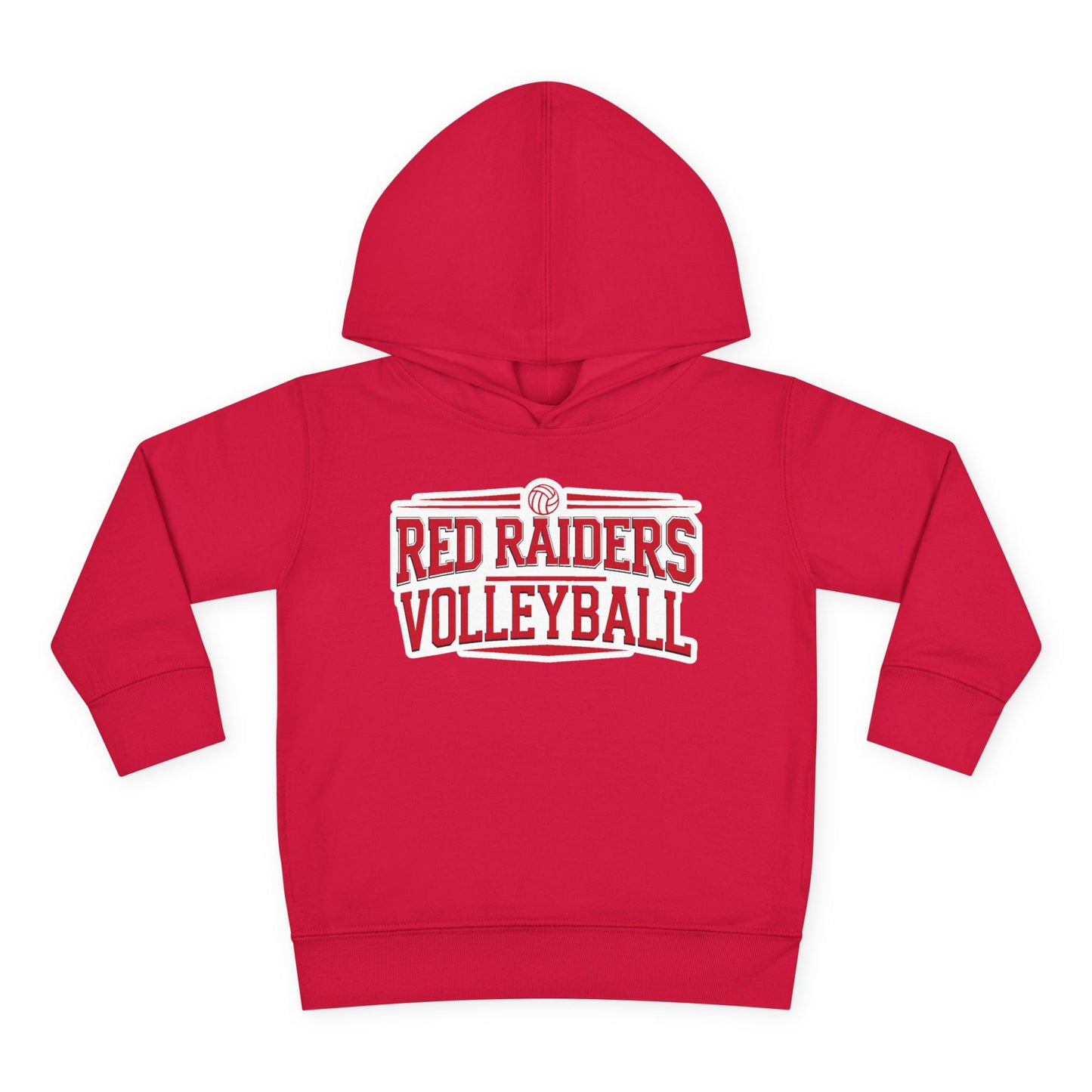 Toddler Hoodie Sweatshirt \ Marion County Red Raiders Volleyball \ MCV2