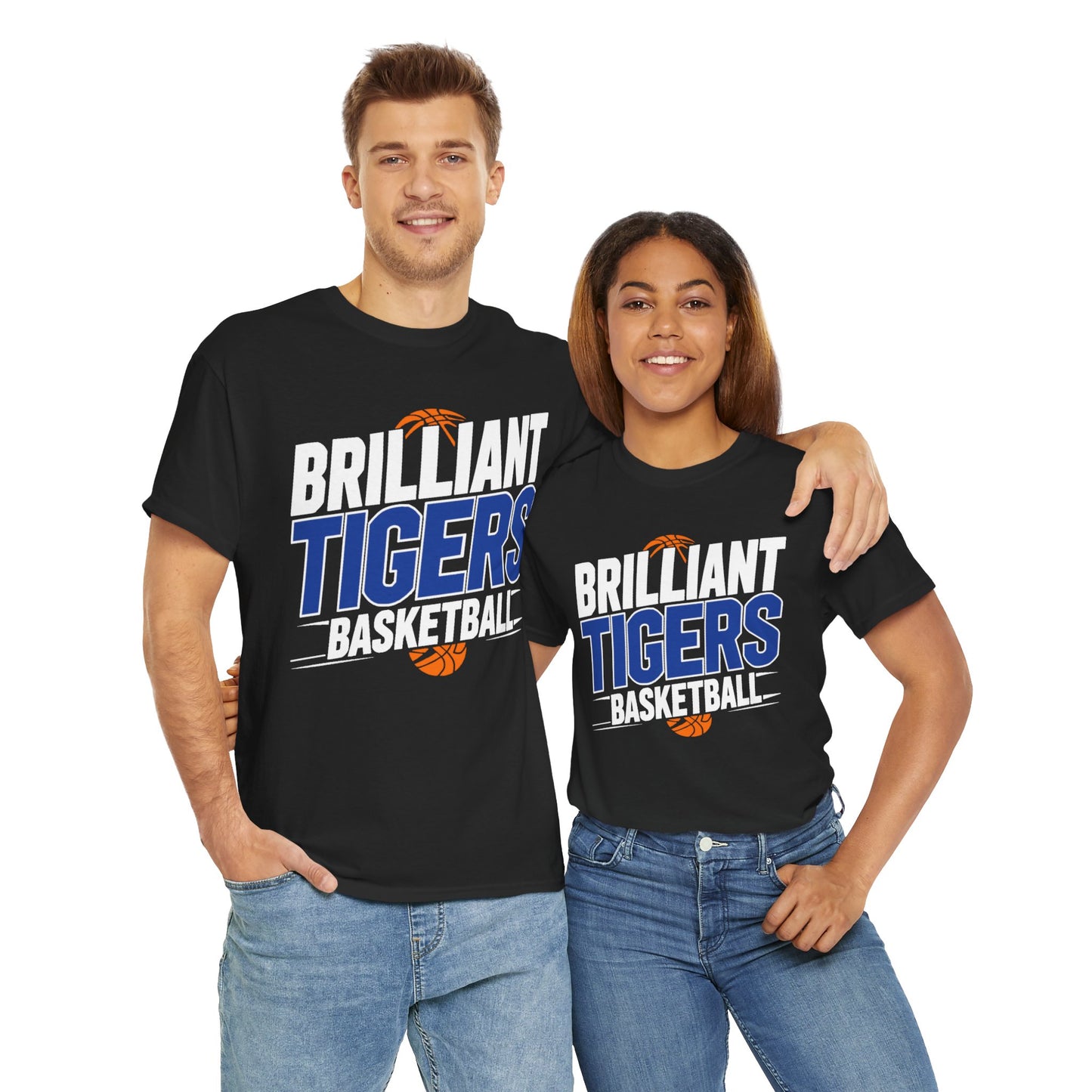 Adult Tee \ Brilliant Tigers Basketball \ BTBK1