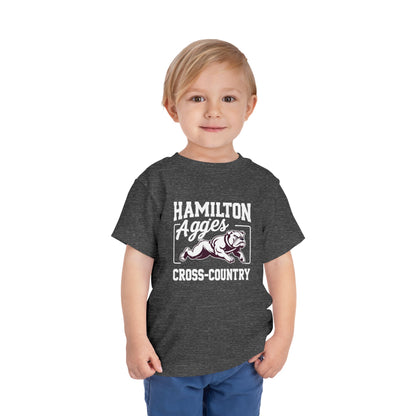 Toddler Tee \ Hamilton Aggies Cross-Country \ HCC2