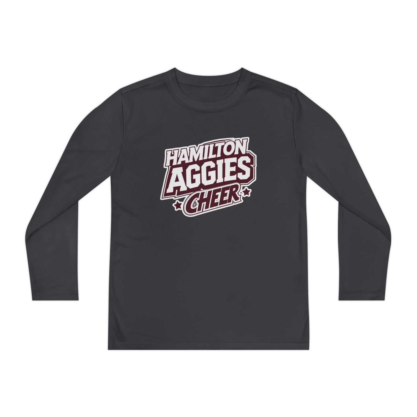Youth Long Sleeve Tee \ Hamilton Aggies Cheer \ HAC1