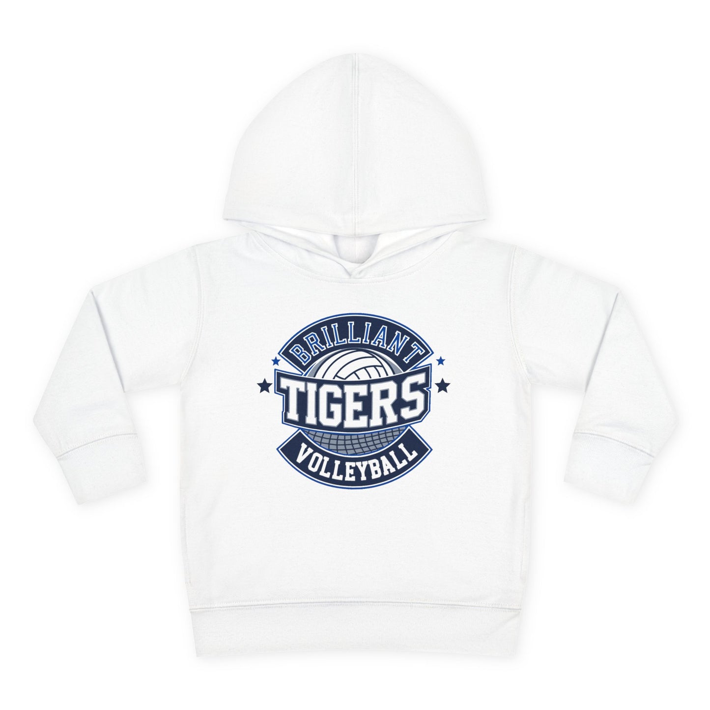 Toddler Hoodie Sweatshirt \ Brilliant Tigers Volleyball \ BTV1