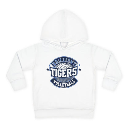 Toddler Hoodie Sweatshirt \ Brilliant Tigers Volleyball \ BTV1