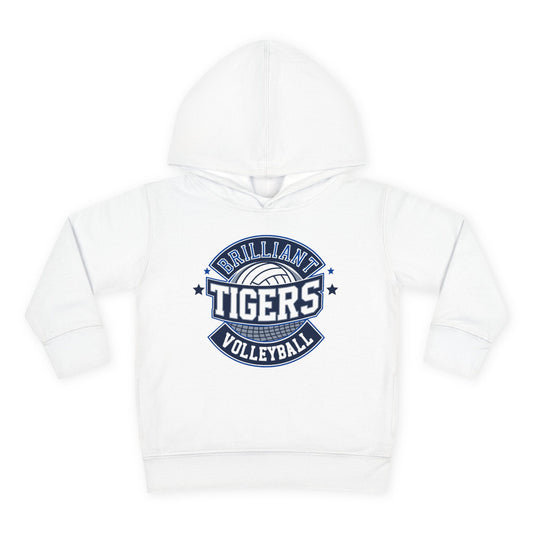 Toddler Hoodie Sweatshirt \ Brilliant Tigers Volleyball \ BTV1