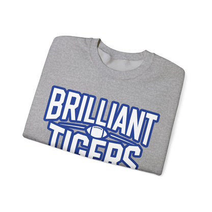 Adult Crewneck Sweatshirt \ Brilliant Tigers Football \ BTF1