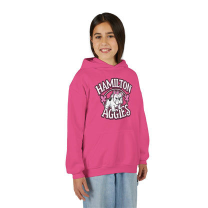 Youth Hooded Sweatshirt \ Hamilton Aggies \ HAG4