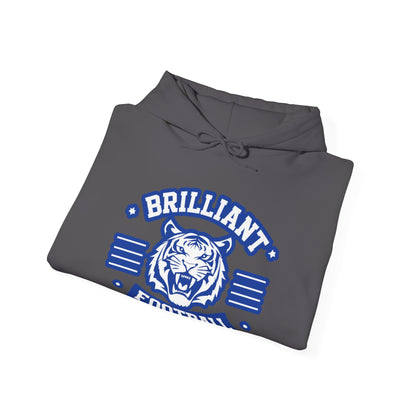 Adult Hoodie Sweatshirt \ Brilliant Tigers Football \ BTF2