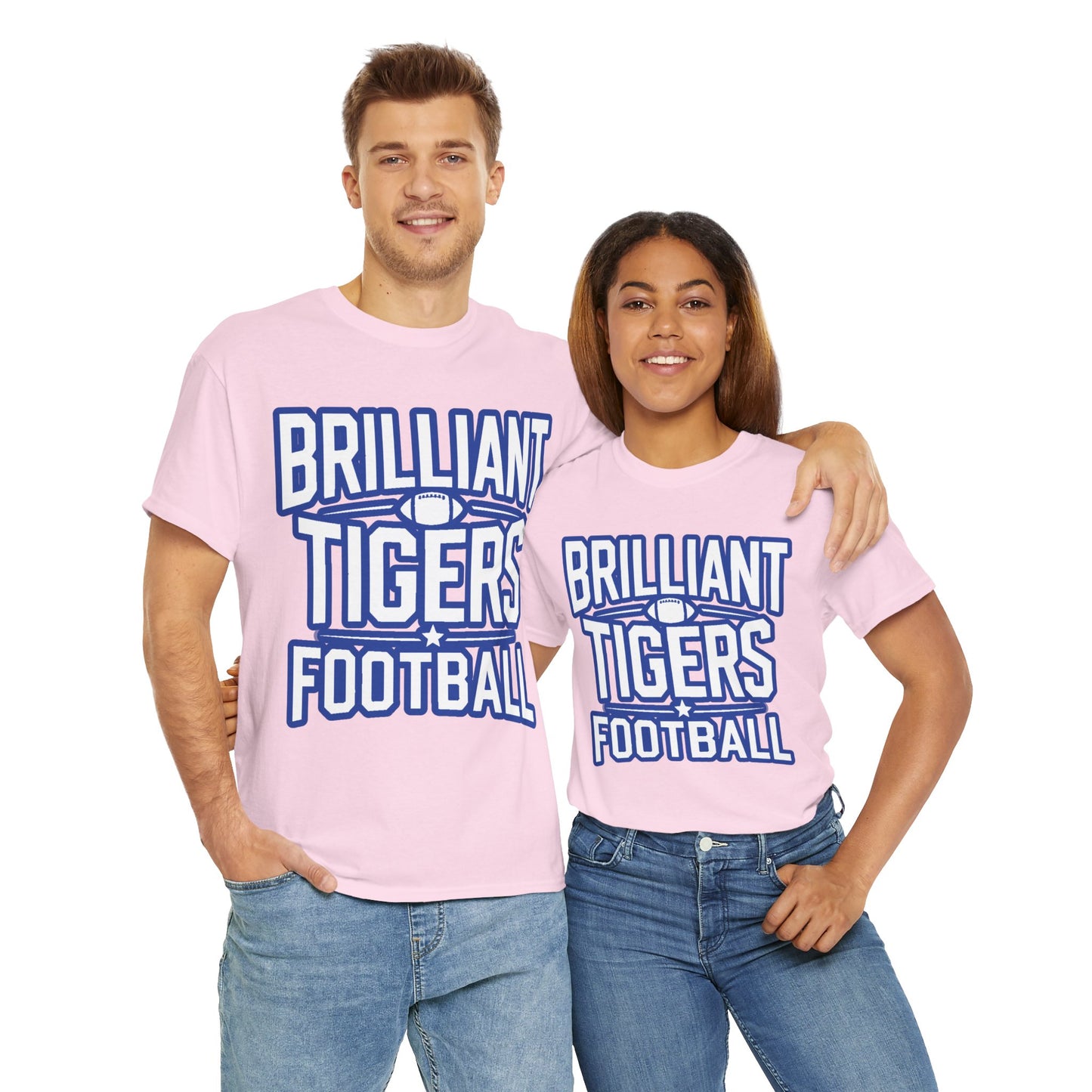 Adult Tee \ Brilliant Tigers Football \ BTF1