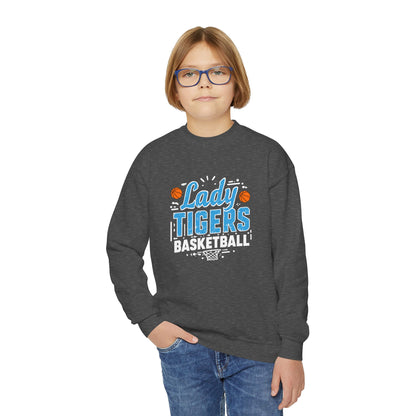 Youth Crewneck Sweatshirt \ Brilliant Tigers Basketball \ BTBKG1