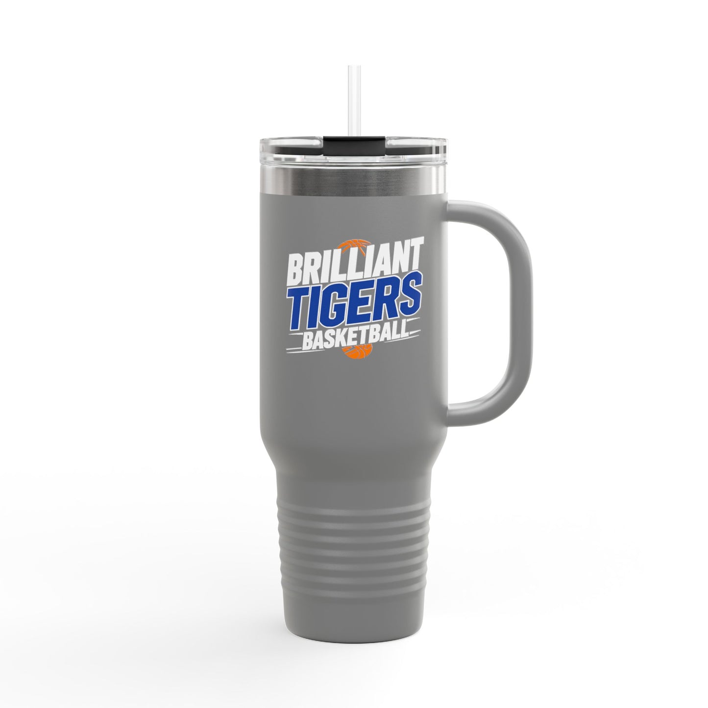 40oz Insulated Tumbler \ Brilliant Tigers Basketball \ BTBK1