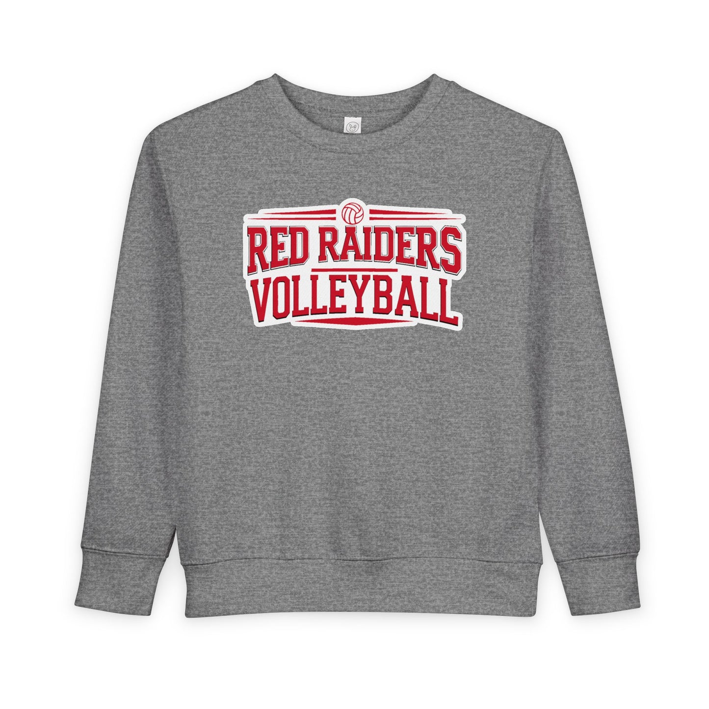Toddler Crewneck Sweatshirt \ Marion County Red Raiders Volleyball \ MCV2