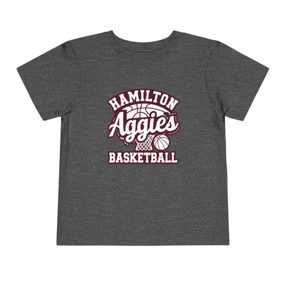 Toddler Tee \ Hamilton Aggies Basketball \ HABBG1