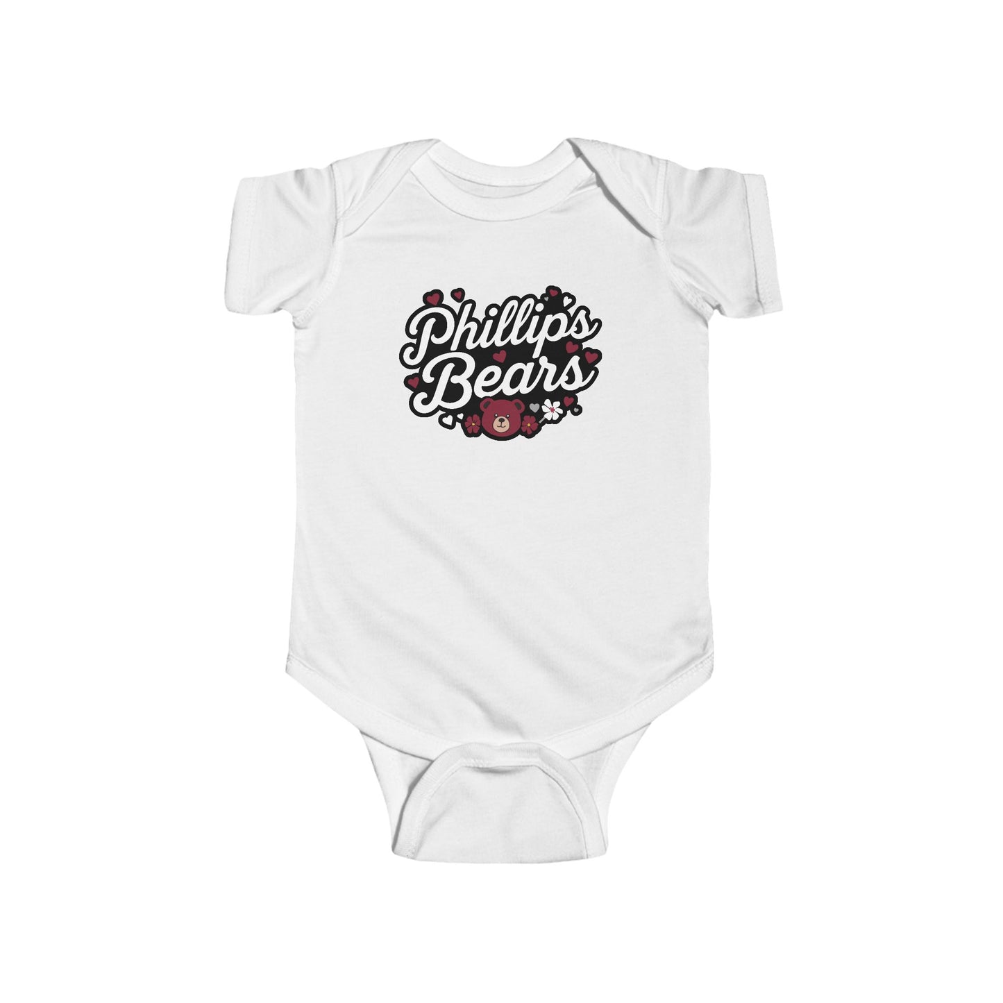 Short Sleeve Baby Bodysuit \ Phillip's Bears \ PBG1