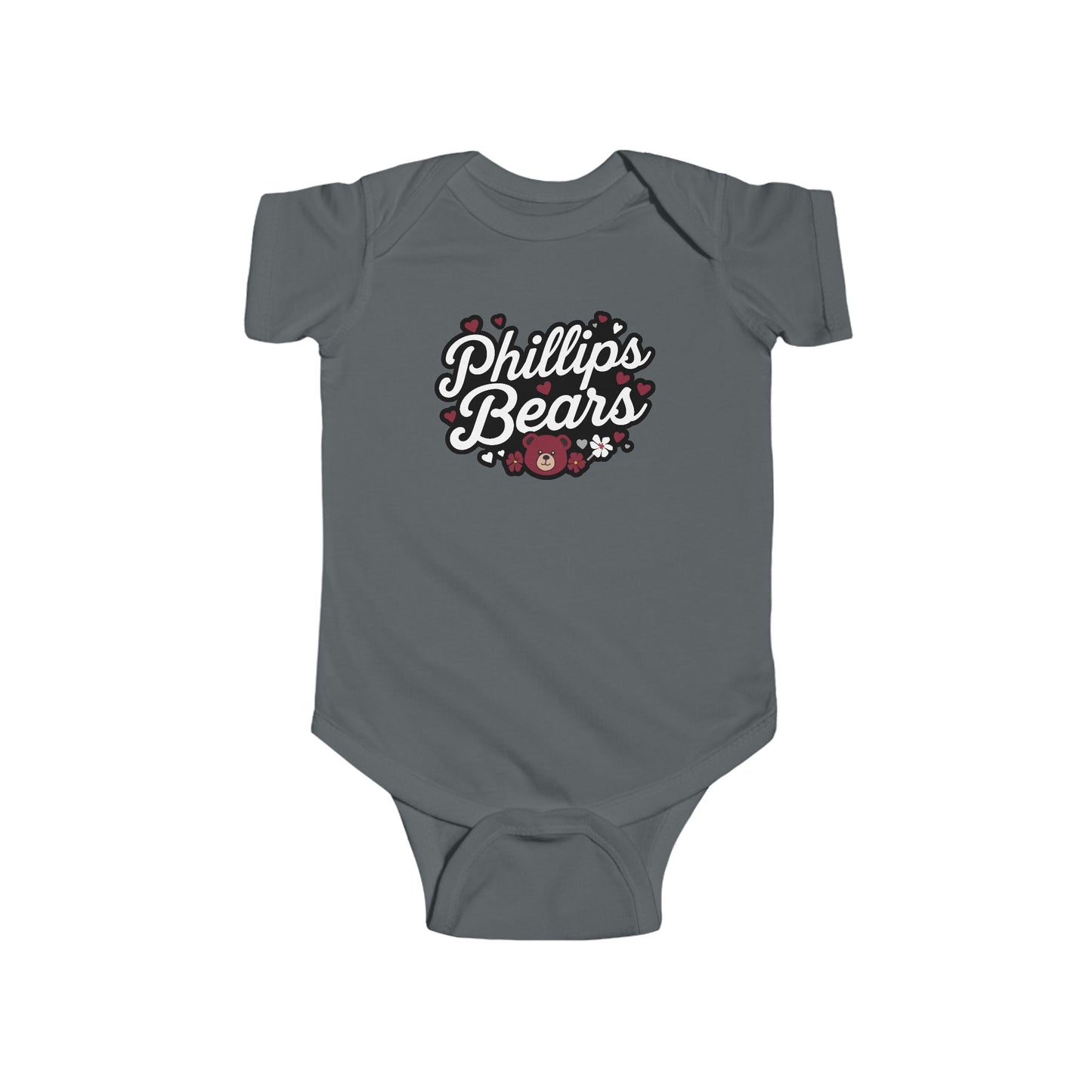 Short Sleeve Baby Bodysuit \ Phillip's Bears \ PBG1