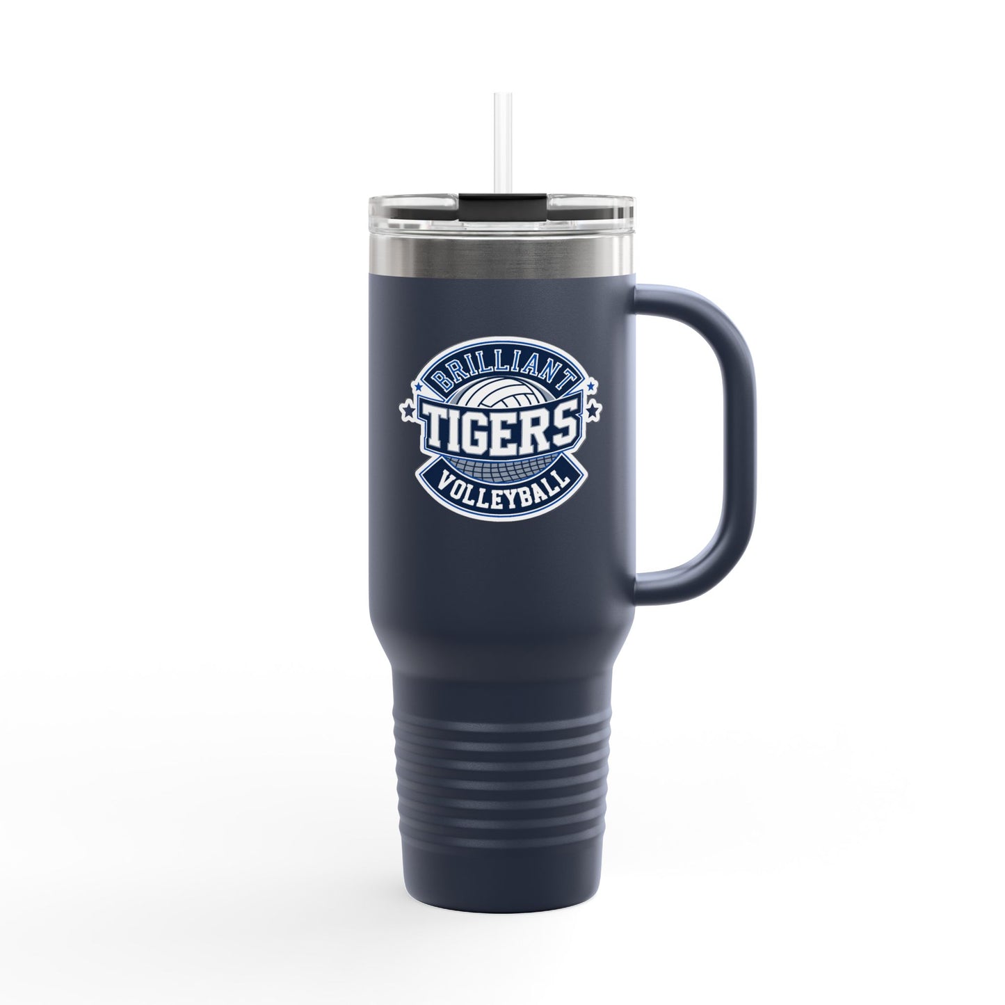 40oz Insulated Tumbler \ Brilliant Tigers Volleyball \ BTV1