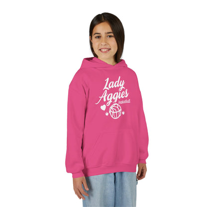 Youth Hoodie Sweatshirt \ Hamilton Aggies Basketball \ HABBG2