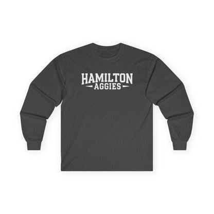 Adult Long Sleeve Tee \ Hamilton Aggies \ HA3