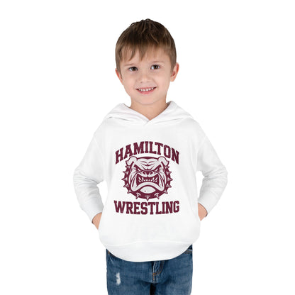 Toddler Hoodie Sweatshirt \ Hamilton Aggies Wrestling \ HAW2