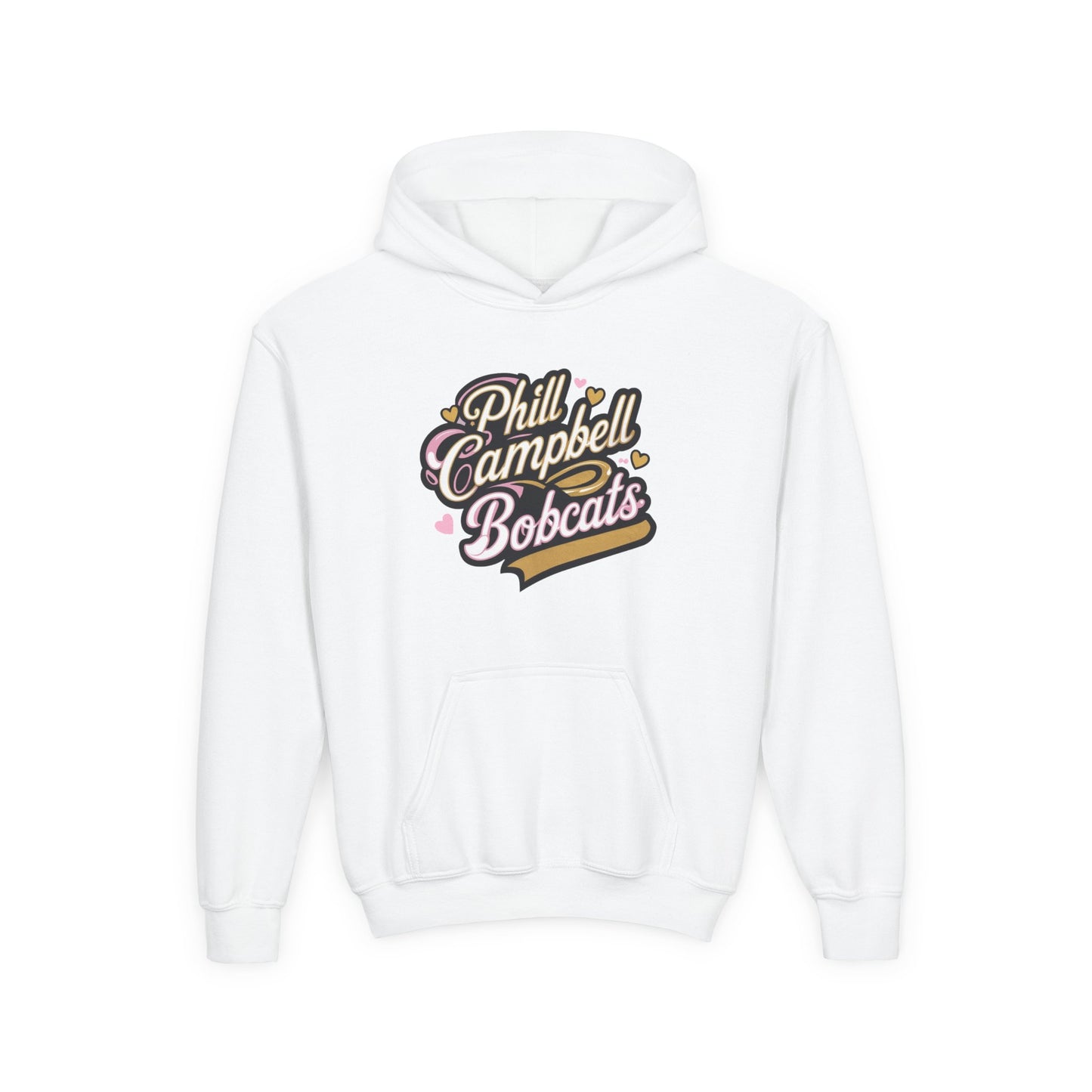Youth Hoodie Sweatshirt \ Phill Campbell Bobcats \ PCBG1