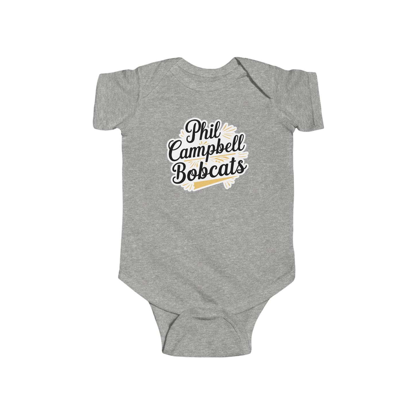 Short Sleeve Baby Bodysuit \ Phil Campbell Bobcats \ PCBG2
