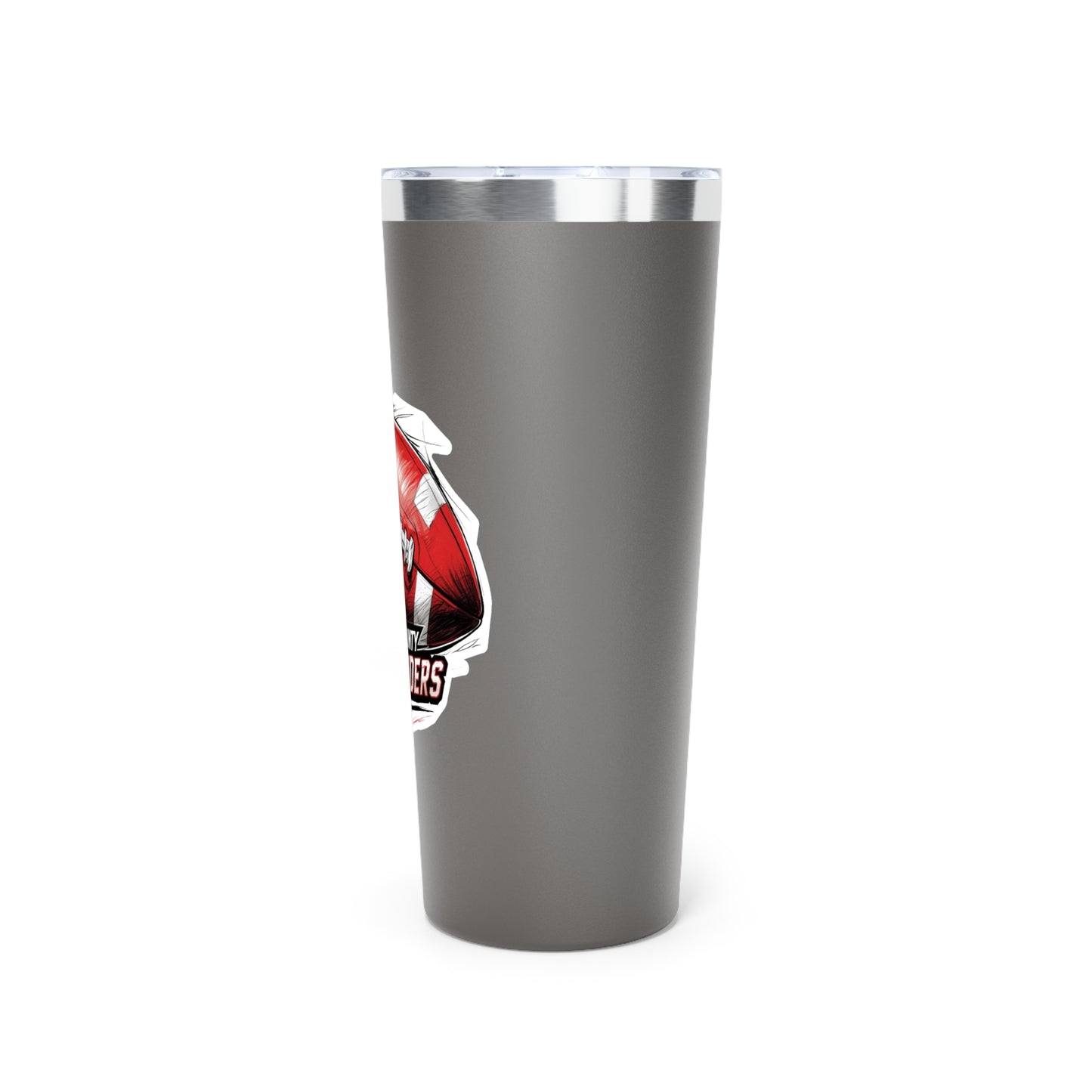 22oz Copper Insulated Tumbler \ Marion County Red Raiders Football \ MCF1